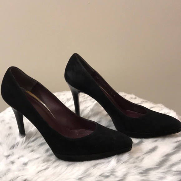 Stuart Weitzman black suede heels - Picture 12 of 12